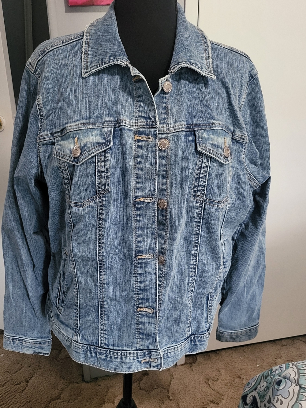 Maurices Light Blue Denim Jean Jacket